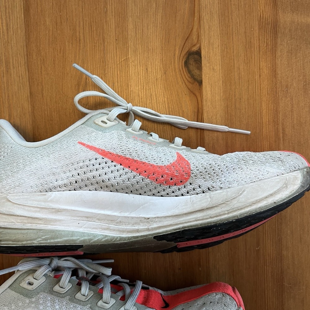 Nike Pegasus Plus 'Barely Grey/Hot Punch' Men's Size 6.5/Womens 8 FQ7262-001 - Picture 9 of 14